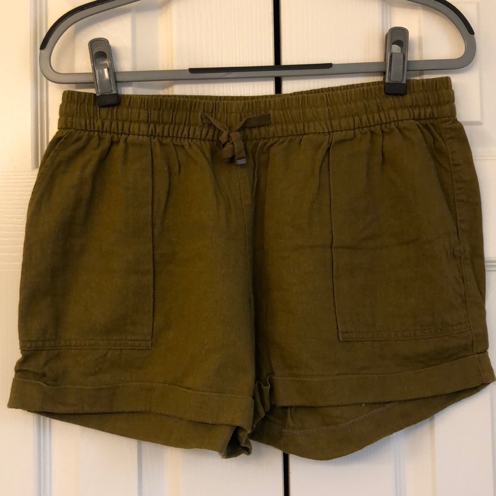 Old Navy linen blend drawstring shorts